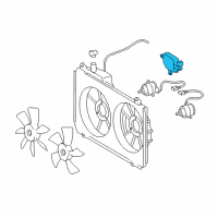 OEM Lexus Computer, Cooling Fan Diagram - 89257-30040