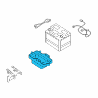 OEM 2012 Ford Escape Battery Tray Diagram - 5M6Z-10732-AA