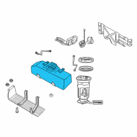 OEM 2006 Dodge Dakota Fuel Tank Diagram - 52013188AE