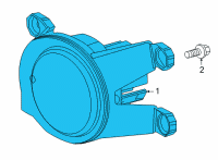 OEM 2020 Toyota Corolla Fog Lamp Diagram - 81220-12240