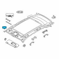 OEM 2019 BMW X4 Interior Reading Light Led Front Diagram - 63-31-9-365-481