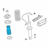 OEM 2020 BMW X4 ADDITIONAL DAMPER, REAR, W Diagram - 33-53-8-098-977