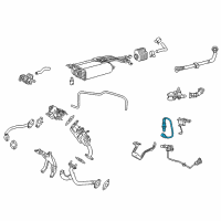 OEM 2017 Toyota Highlander Upper Oxygen Sensor Diagram - 89467-0E240