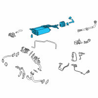 OEM 2020 Lexus RX450hL Vapor Canister Diagram - 77740-0E050