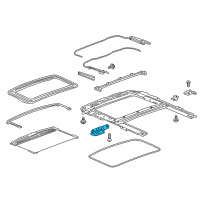 OEM Chevrolet Cruze Motor Diagram - 13400243