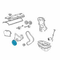 OEM 2005 Chrysler Sebring DAMPER-Engine Vibration Diagram - 4694268AB