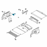 OEM 2019 Hyundai Veloster N Lamp Assembly-Luggage Compartment Diagram - 92620-C7000