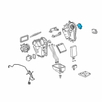 OEM Chevrolet Tahoe Actuator Diagram - 15887322