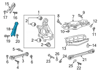 OEM 2021 Cadillac CT4 Lower Arm Diagram - 84965151