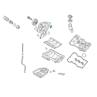 OEM 2014 Hyundai Genesis Gasket-Outlet, RH Diagram - 21354-3C550