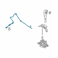 OEM Mercury Cable Diagram - 5M6Z-7E395-A