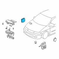 OEM 2002 Honda Odyssey System Unit, Multi Plex Control (Passenger Side) Diagram - 38850-S0X-A31