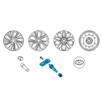 OEM 2021 Kia Sorento Wheel Assembly-Temporary Diagram - 52919P2100