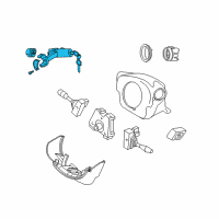 OEM 2004 Infiniti FX45 Lock Set-Steering Diagram - D8700-CG005