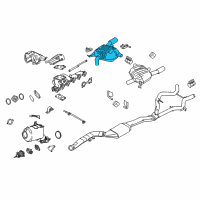 OEM 2010 BMW 335d Rear Muffler Right Diagram - 18-30-7-799-819