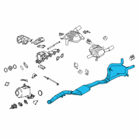 OEM 2010 BMW 335d Catalytic Converter Diagram - 18-30-8-509-750