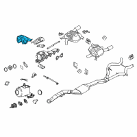 OEM 2010 BMW X5 Heat Protection Shield Diagram - 11-62-7-807-545