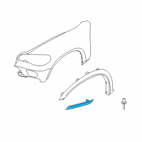 OEM 2012 BMW X6 Side Marker Reflector Left Diagram - 63-14-7-179-991