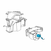 OEM 1987 Dodge B350 Blower Motor Diagram - 4638058