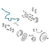 OEM 2015 Nissan Rogue Sensor Assy-Antiskid, Rear Diagram - 47900-4CE2A