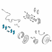 OEM 2016 Nissan Rogue Hardware Kit Diagram - D4080-4BA0A