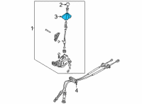 OEM Hyundai BOOT ASSY-SHIFT LEVER Diagram - 84633-AA100-RED