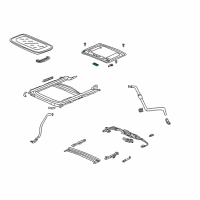 OEM 2006 Honda Pilot Handle, Sunshade *YR204L* (LIGHT SADDLE) Diagram - 70611-S5A-J01ZF