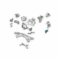 OEM Honda Bracket, Engine Mount Diagram - 11910-P30-000