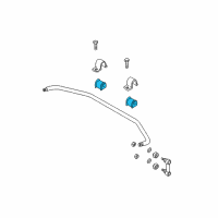 OEM 2004 Hyundai Accent Bush-Stabilizer Bar Diagram - 54813-25000