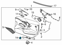 OEM Chevrolet Corvette Lift Gate Switch Diagram - 84619122