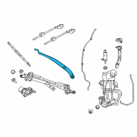 OEM 2020 Chrysler Pacifica Arm-Front WIPER Diagram - 68316738AA