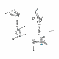 OEM Honda Crosstour Bush, Shock Absorber Diagram - 51810-TP6-A01