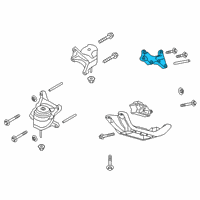 OEM 2022 Ford Police Interceptor Utility Upper Mount Diagram - L1MZ-7A033-A