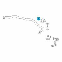 OEM 2017 Acura RLX Bush, Front Stabilizer Holder Diagram - 51306-TY2-A01