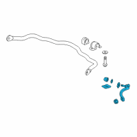 OEM 2016 Acura RLX Link, Right Front Stabilizer Diagram - 51320-TY2-A02