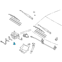 OEM 2001 Lexus LX470 Motor & Pump Assembly, F Diagram - 85330-35080