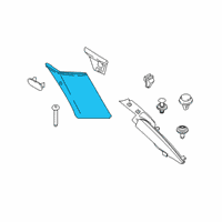 OEM 2019 BMW X4 COVER COLUMN C LEFT Diagram - 51-43-8-075-361