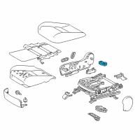 OEM 2014 Lexus IS350 Control Sub-Assy, Seat Heater Diagram - 87501-53010