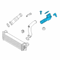 OEM 2016 BMW X5 Charge-Air Duct Diagram - 13-71-8-626-487