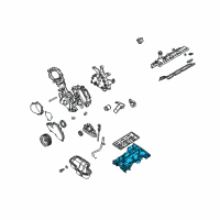 OEM 2014 Nissan Titan Pan Assy Oil Diagram - 11110-7S00A