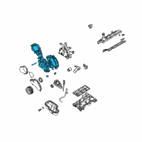 OEM Nissan Titan Cover Assy-Front Diagram - 13500-7S000