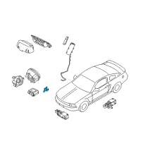 OEM 2012 Ford Mustang Sensor Diagram - AR3Z-14B416-A