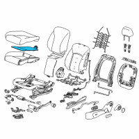 OEM 2014 Buick LaCrosse Seat Cushion Heater Diagram - 20983148