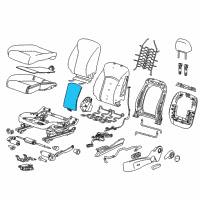 OEM 2017 Buick Verano Seat Back Heater Diagram - 20983147