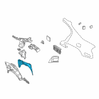 OEM 2003 Infiniti I35 Wheel House-Rear, Inner RH Diagram - 76750-4Y900