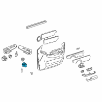 OEM 2003 Oldsmobile Silhouette Switch, Side Window Diagram - 19244642