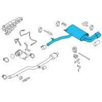 OEM 2018 BMW X4 Rear Exhaust Flap Muffler Diagram - 18-30-8-648-216