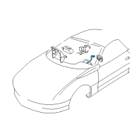 OEM Pontiac Coil Kit, Steering Wheel Inflator Restraint Module Diagram - 26072753