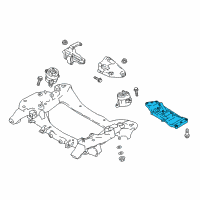 OEM 2018 Kia Stinger CROSSMEMBER Assembly-Transmission Diagram - 21730J5500