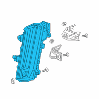 OEM 2022 Cadillac XT6 Daytime Run Lamp Diagram - 84731995